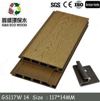 Plastyczność Anti Rot Panel ścienny WPC 146 X 22 mm Kompozytowa okładzina ścienna z drewna i tworzywa sztucznego