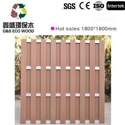 Il recinto a stecche composito di plastica Panels WPC recinta Wood Plastic 200 x 200mm