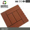 Anti Basınçlı WPC DIY Zemin Kaplaması 90 X 90MM HDPE Ahşap Plastik Kompozit Levhalar
