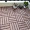 Не сместите WPC DIY украшая плитки палубы Diy садовой террасы 600 X 300MM деревянные